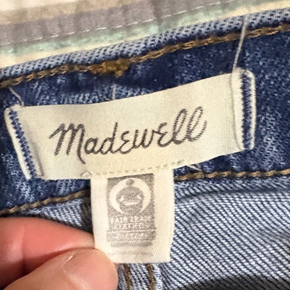 Madewell Women's Mid-Rise Classic straight Blue Jeans - Picture 2 of 11